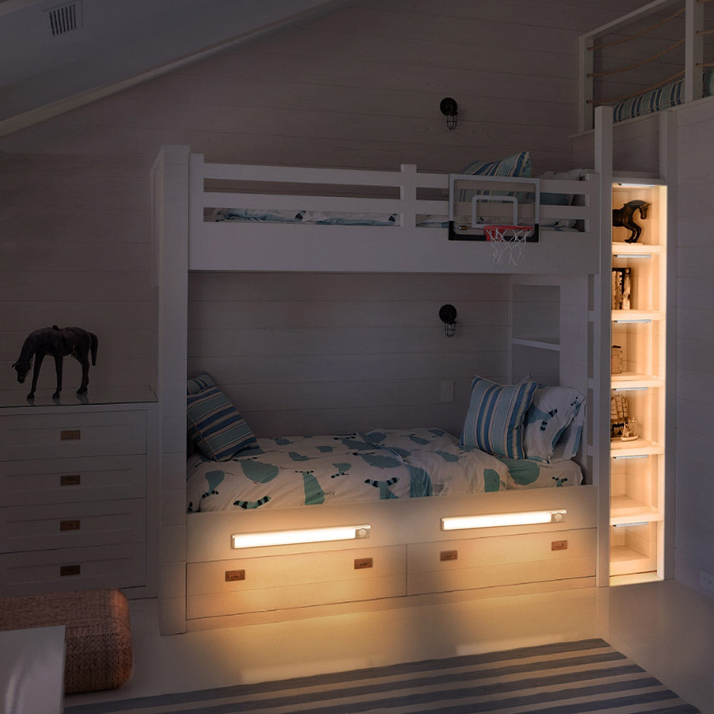 Réglettes LED sans fil à détecteur de mouvements